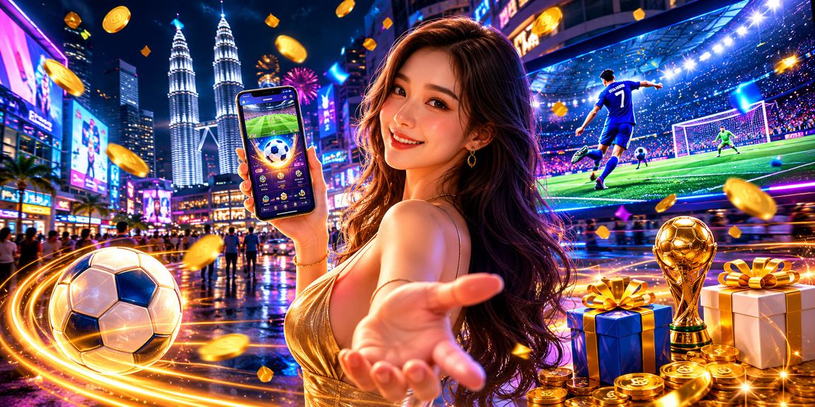 Pengguna Malaysia menyemak odds pertaruhan sukan di Kuala Lumpur pada telefon pintar